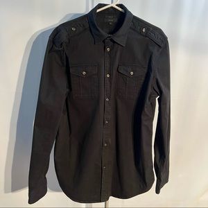 Mens Diesel L/S stretch cotton shirt. Size XL fits slim.